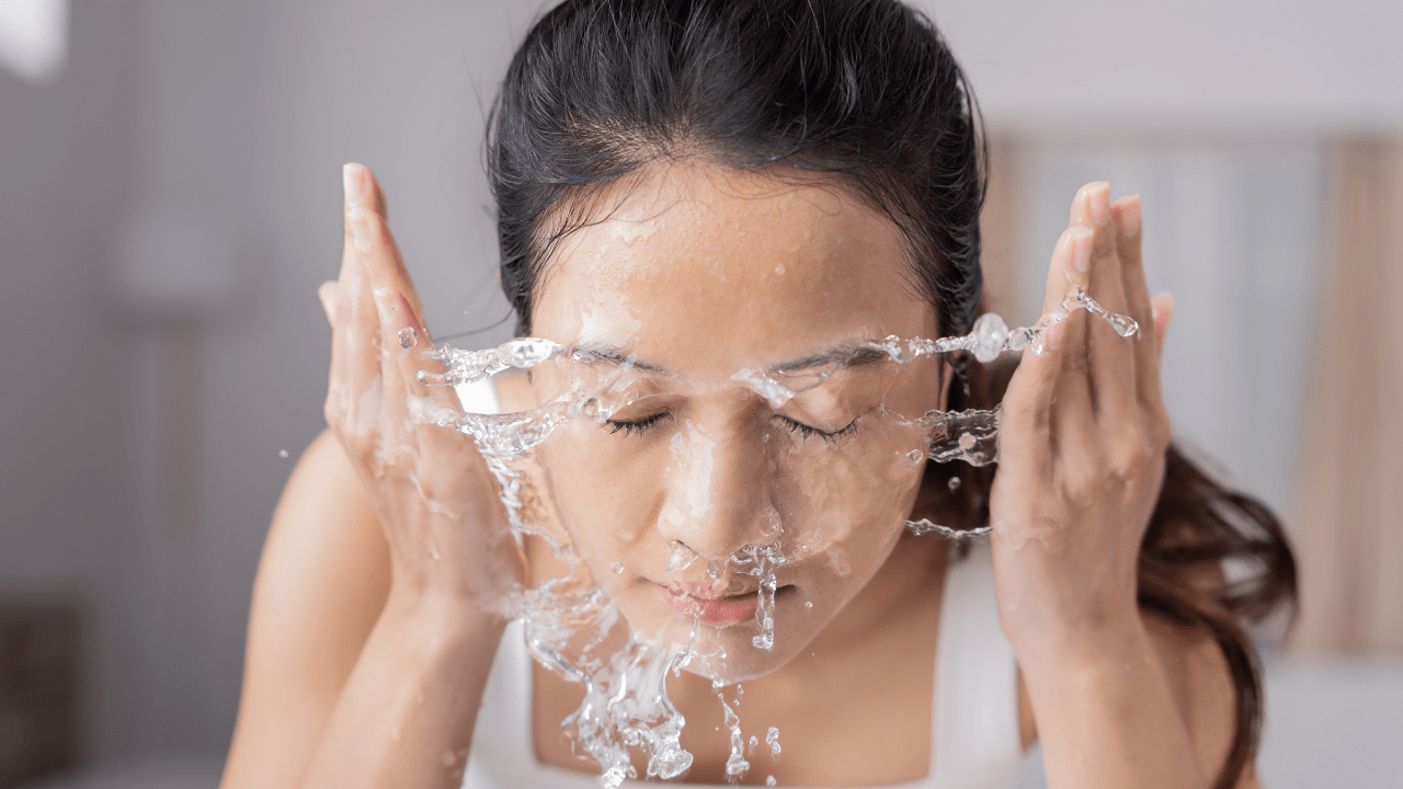 face wash morning skin care routine